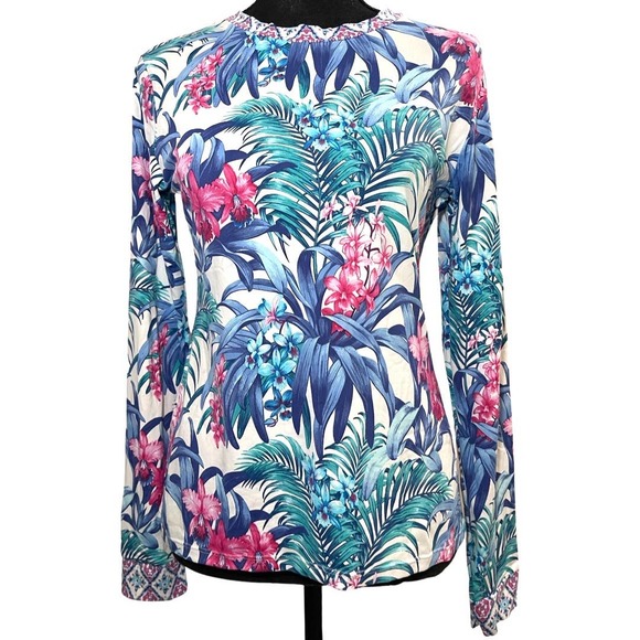 Tommy Bahama Other - NWOT Tommy Bahama Long Sleeve Sun Protection Swim Shirt Size Medium